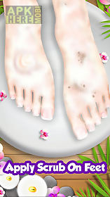 princess girl toe spa salon