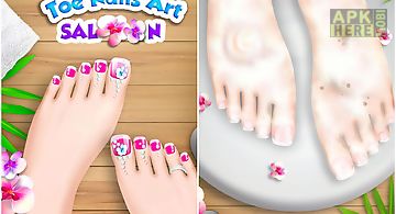 Princess girl toe spa salon