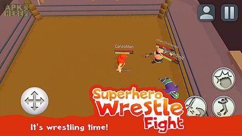 superhero wrestle fight