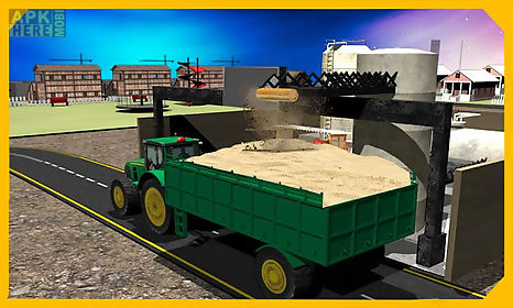 tractor sand transporter 3d