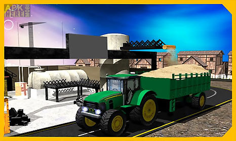tractor sand transporter 3d
