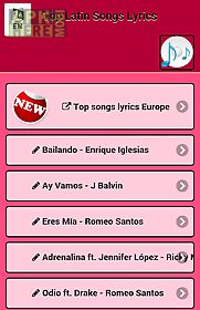top latin songs lyrics