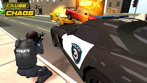 police car chase 3d