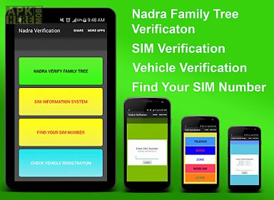 nadra family tree verification