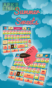 summer sweets keyboard theme