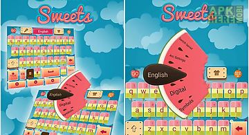 Summer sweets keyboard theme