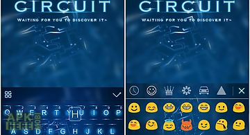 Circuit themekeyboard emoji