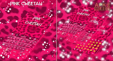 Pink cheetah go keyboard