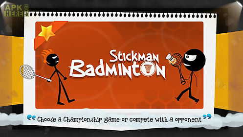 stickman badminton