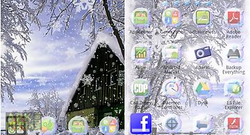 Winter theme for go launcher