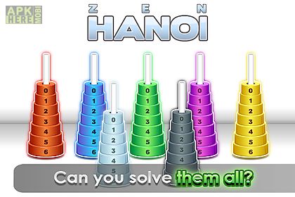 zen hanoi - puzzle towers game