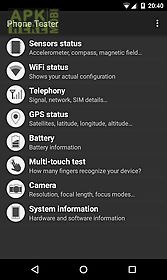 phone tester (hardware info)