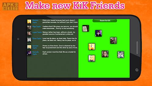 chat friend for kik