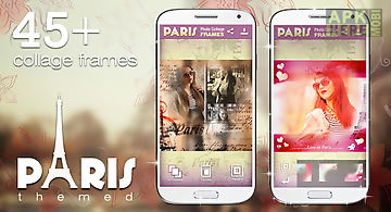 Paris photo collage frames