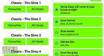 Cheats - the sims games