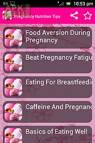 pregnancy nutrition tips free