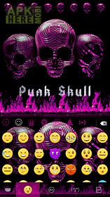 punk skull 💀 keyboard theme