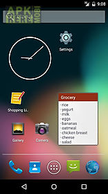shopping lists (with widget)