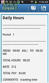 calculate work hours-timesheet