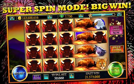 Big win on buffalo slot machine
