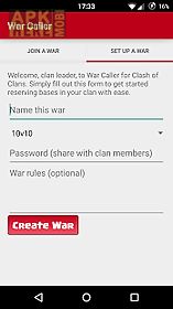 war caller for clash of clans