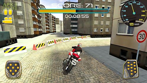 city streets bike rider 3d