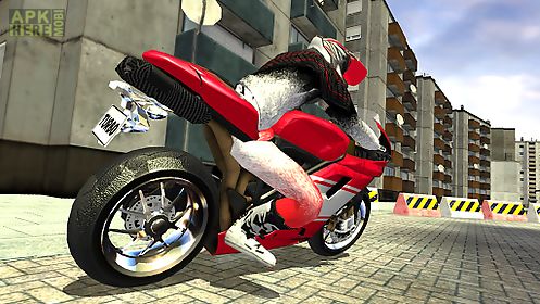 city streets bike rider 3d