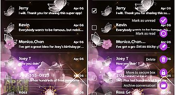 Crystal butterfly sms