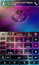 go keyboard color galaxy theme