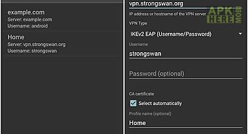 Strongswan vpn client