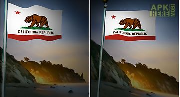 California flag  Live Wallpaper