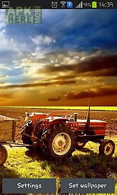 farm tractor 3d live wallpaper