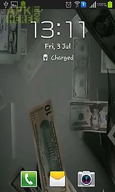 flying dollars 3d live wallpaper