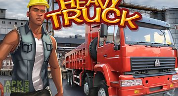 Heavy truck 3d cargo delivery