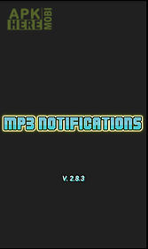 mp3 notifications