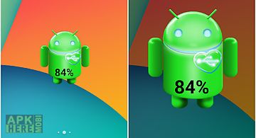 Battery widget for android