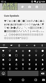 cute symbols - emoji keyboard♤