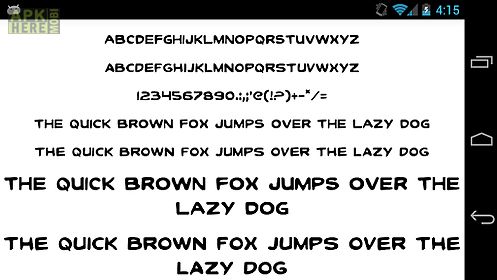fonts for flipfont 50 clean