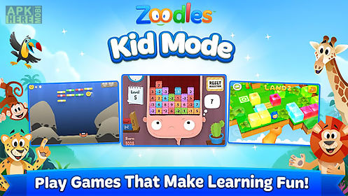 kid mode: free learning games