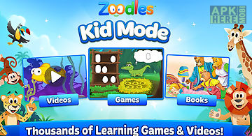 Kid mode: free learning games