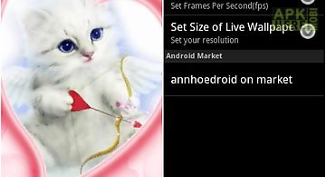 Blue eyes cat with arrow live