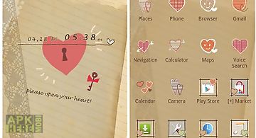Cute theme-open your heart-