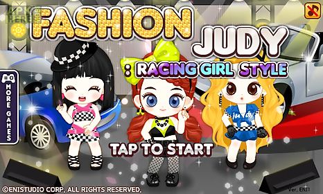 fashion judy: racing-girl