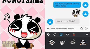 Go keyboard nono panda sticker