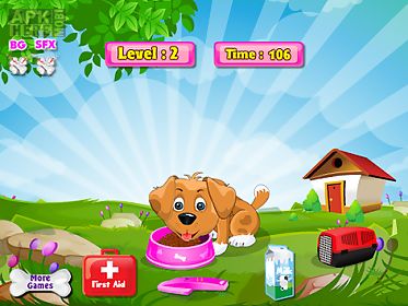day with puppy girls games