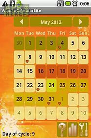 woman calendar lite. menstrual