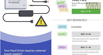 Exfat ntfs fat32 usb android