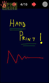 handprint notepad