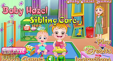 Baby hazel sibling care