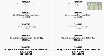 Fonts for flipfont 57